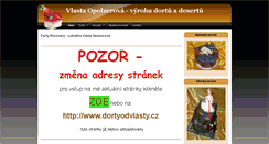 Desktop Screenshot of cakes.funsite.cz
